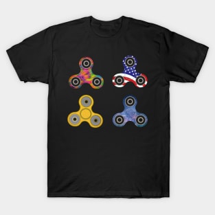 fidget spinner stickers T-Shirt